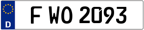 Truck License Plate